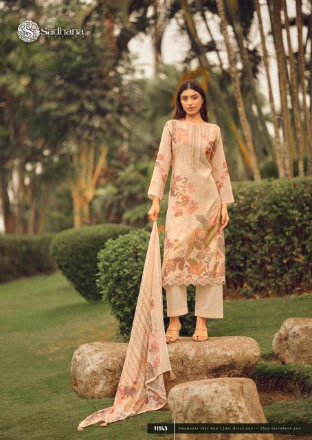 Sadhana Fashion Blerina catalog salwar kameez material wholesale in mumbai