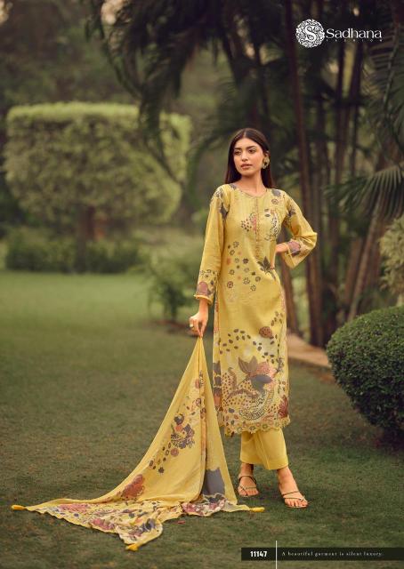 Sadhana Fashion Blerina catalog salwar kameez material wholesale in mumbai