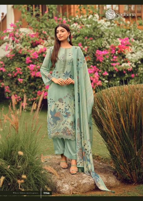Sadhana Fashion Blerina catalog salwar kameez material wholesale in mumbai