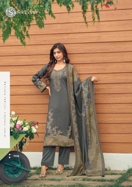 Sadhana Fashion Sowwa catalog bandhej salwar kameez wholesale