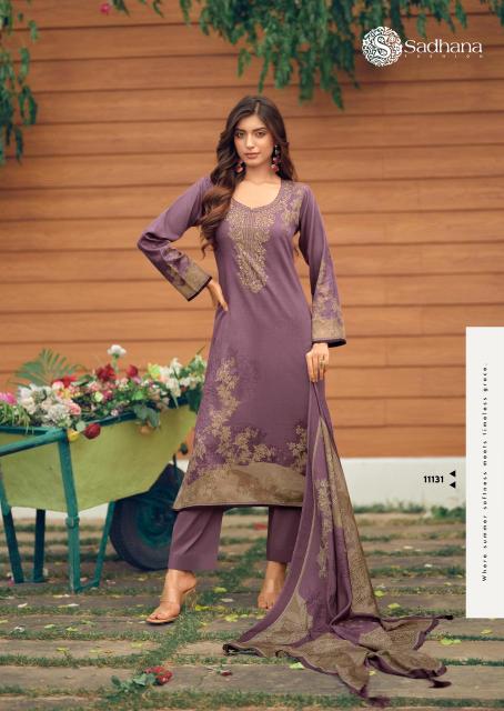 Sadhana Fashion Sowwa catalog bandhej salwar kameez wholesale