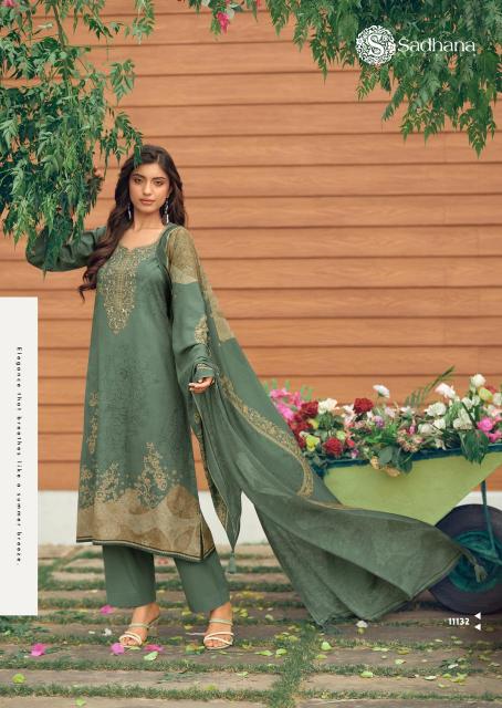 Sadhana Fashion Sowwa catalog bandhej salwar kameez wholesale