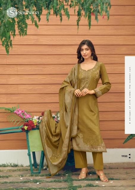 Sadhana Fashion Sowwa catalog bandhej salwar kameez wholesale