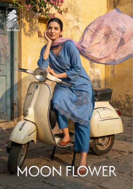 Sahiba Moon Flower catalog salwar kameez wholesaler in surat