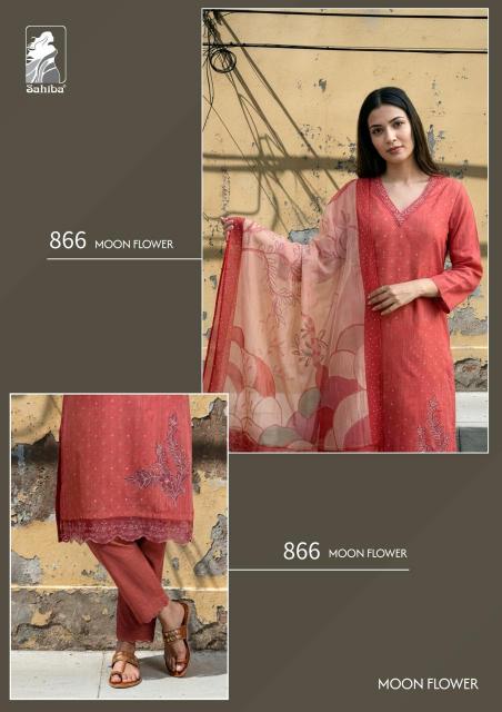Sahiba Moon Flower catalog salwar kameez wholesaler in surat