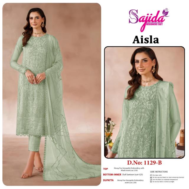 Sajida Aisla catalog pakistani designer suits wholesale