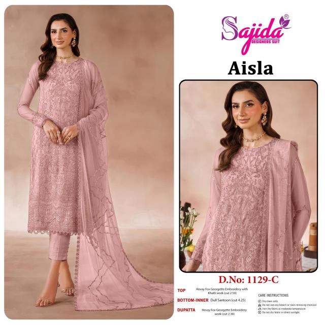 Sajida Aisla catalog pakistani designer suits wholesale