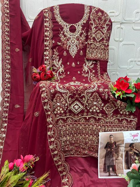 Sajida Alaya vol 12 catalog pakistani suits at wholesale price in delhi