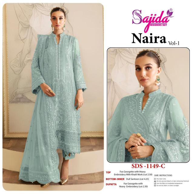 Sajida Naira Vol 1 catalog online wholesale pakistani wedding salwar kameez