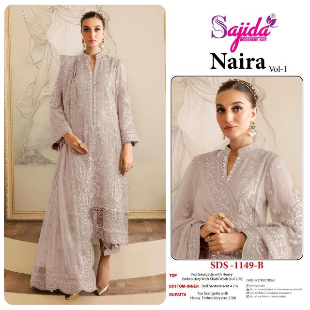 Sajida Naira Vol 1 catalog online wholesale pakistani wedding salwar kameez