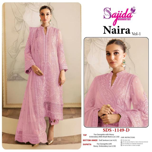 Sajida Naira Vol 1 catalog online wholesale pakistani wedding salwar kameez
