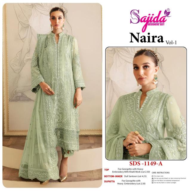 Sajida Naira Vol 1 catalog online wholesale pakistani wedding salwar kameez