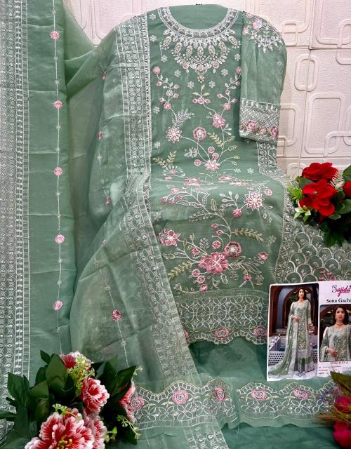 Sajida Sona Gachi catalog online pakistani suits wholesale