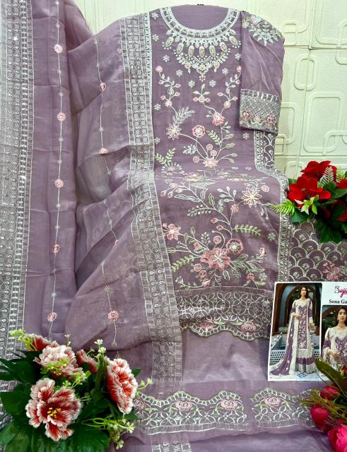Sajida Sona Gachi catalog online pakistani suits wholesale