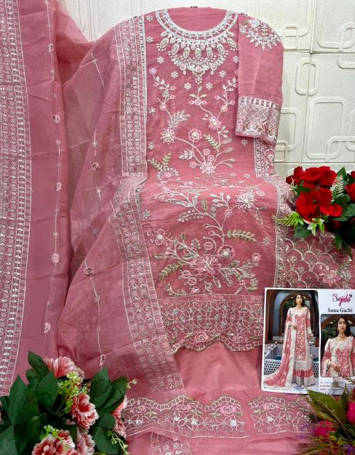 Sajida Sona Gachi catalog online pakistani suits wholesale