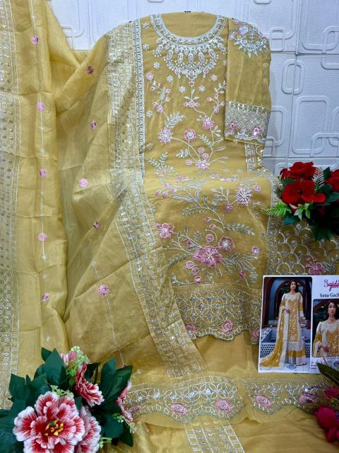 Sajida Sona Gachi catalog online pakistani suits wholesale