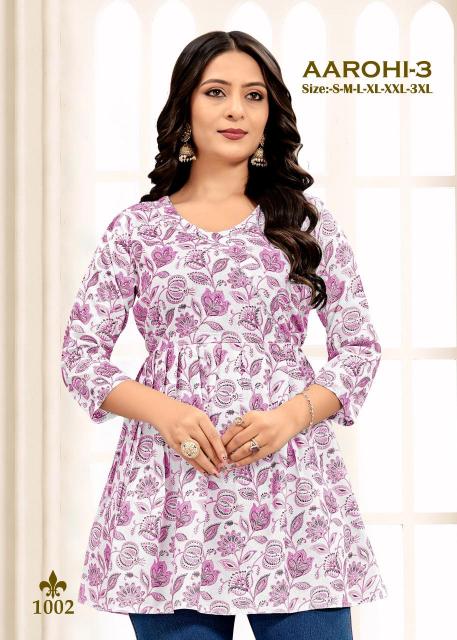 Sangeet Aarohi vol 3 catalog rayon kurtis wholesale