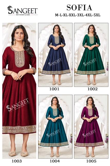 Sangeet Sofia catalog wholesale kurti near me