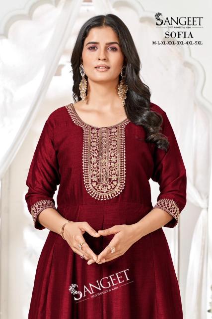 Sangeet Sofia catalog wholesale kurti near me