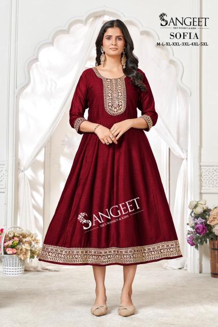 Sangeet Sofia catalog wholesale kurti near me