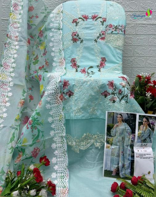 Saniya Elaf 25 vol 3 nx catalog pakistani wholesale suits