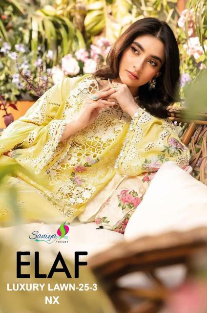 Saniya Elaf 25 vol 3 nx catalog pakistani wholesale suits