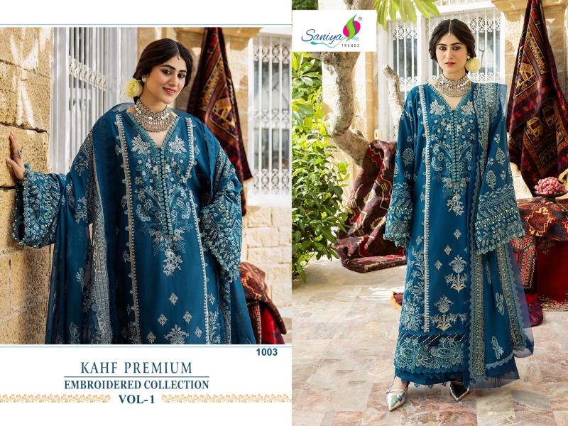 Saniya Kahf Premium vol 1 catalog pakistani suits wholesale surat