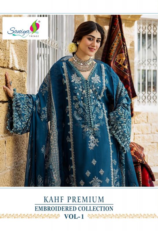 Saniya Kahf Premium vol 1 catalog pakistani suits wholesale surat