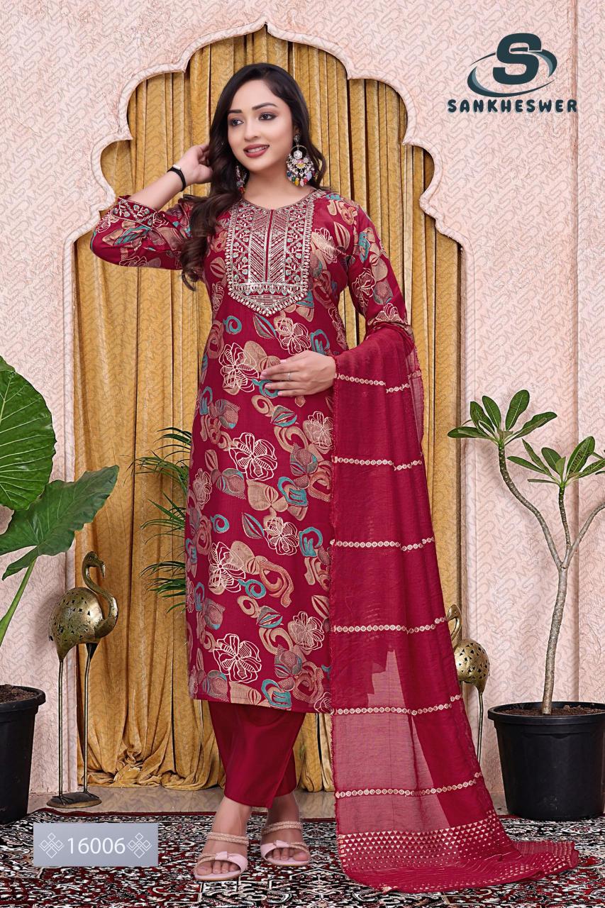Sankheswer Ankita Vol 1 catalog branded kurtis wholesale in chennai