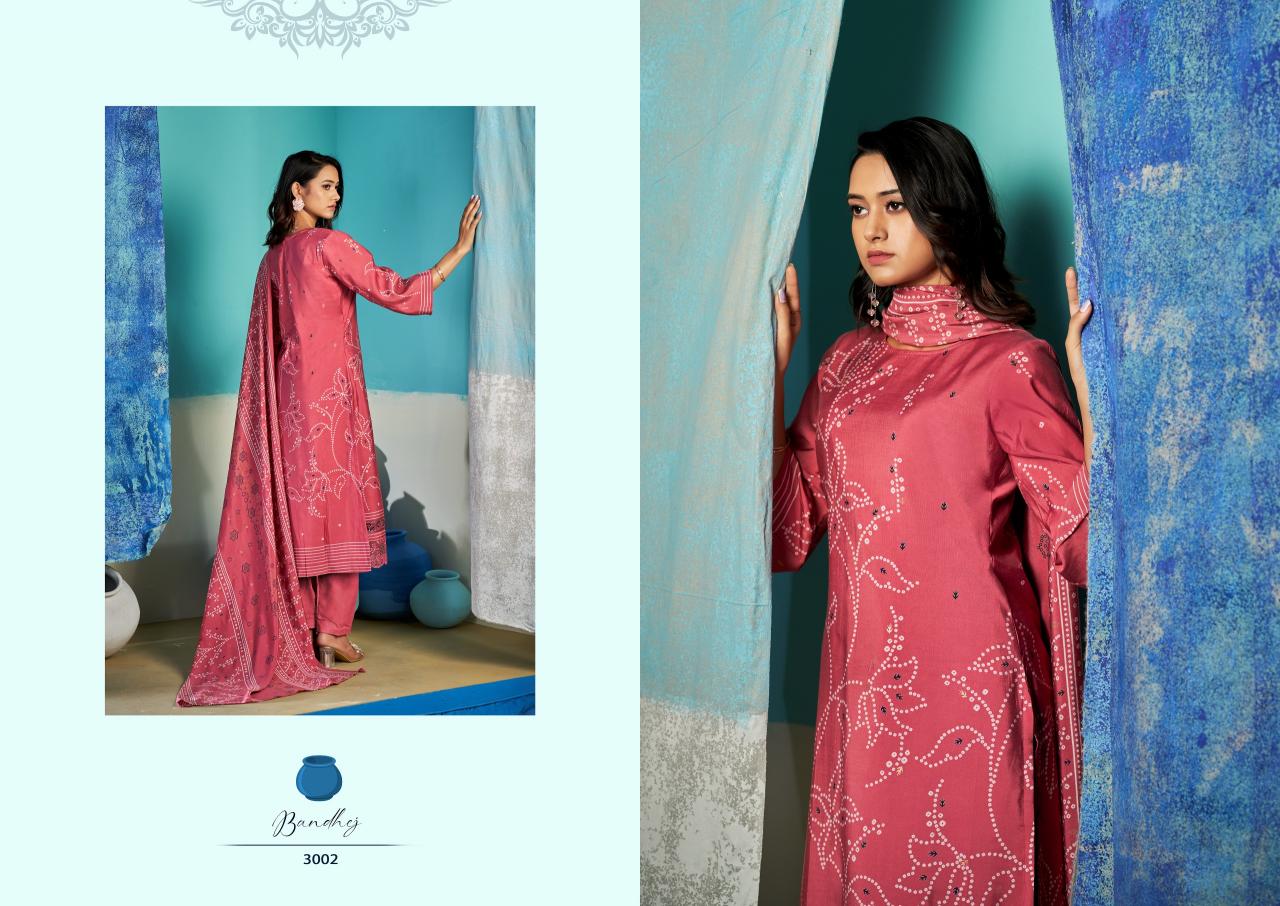 Sargam Bandhej catalog dress material shop in surat