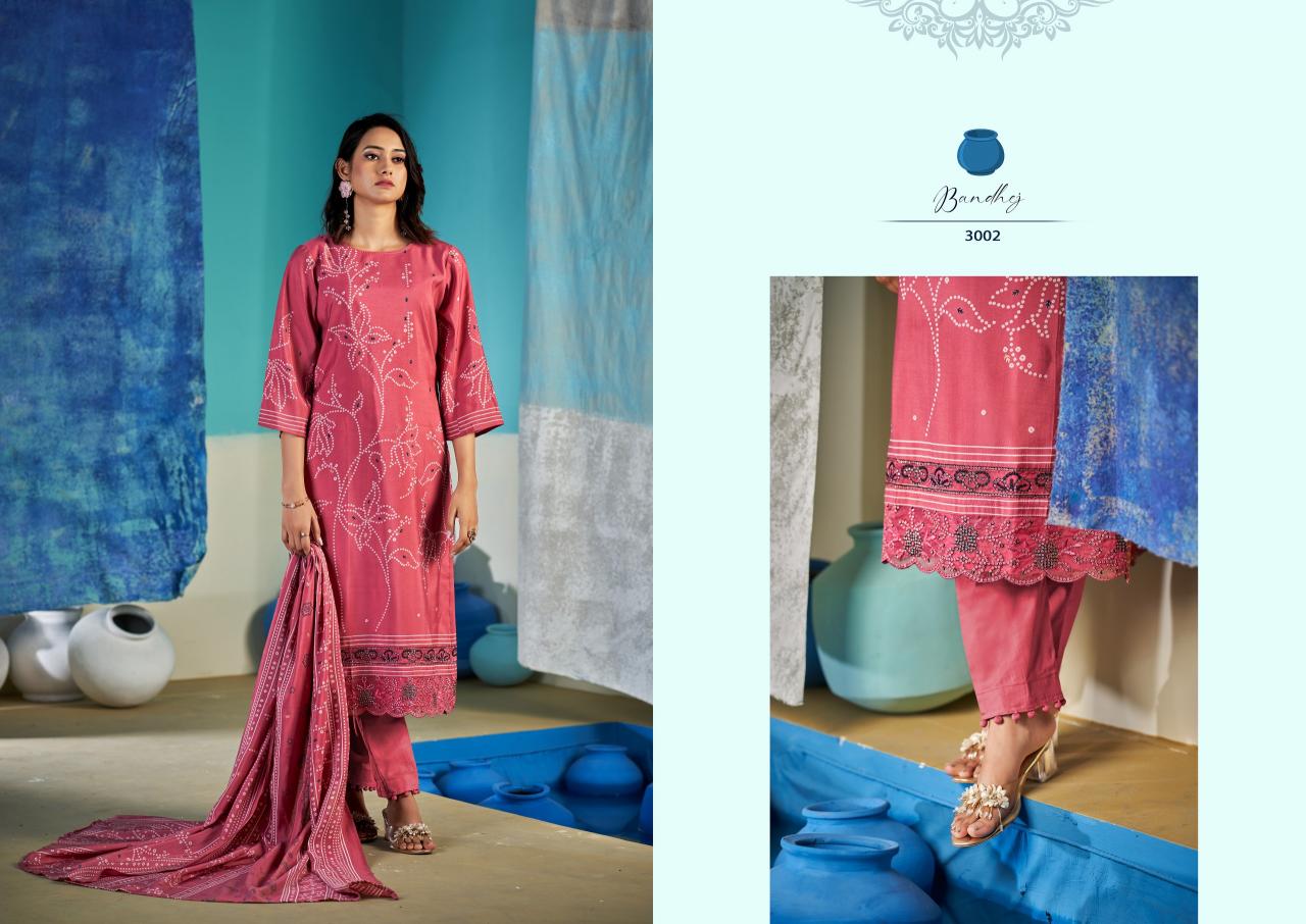 Sargam Bandhej catalog dress material shop in surat