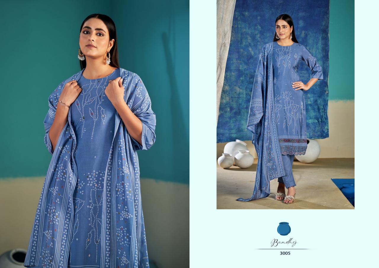 Sargam Bandhej catalog dress material shop in surat