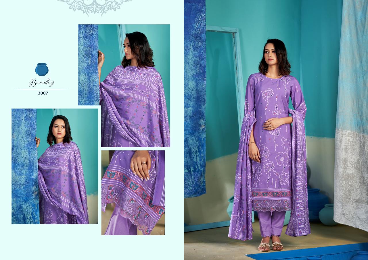 Sargam Bandhej catalog dress material shop in surat