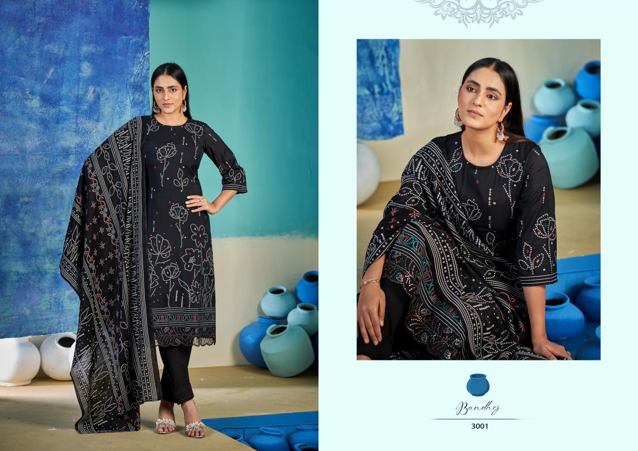 Sargam Bandhej catalog dress material shop in surat