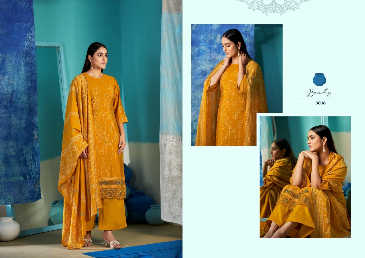 Sargam Bandhej catalog dress material shop in surat