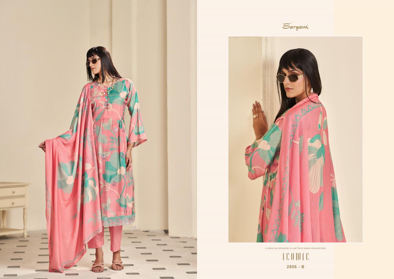 Sargam Iconic vol 3 catalog dress material online from surat