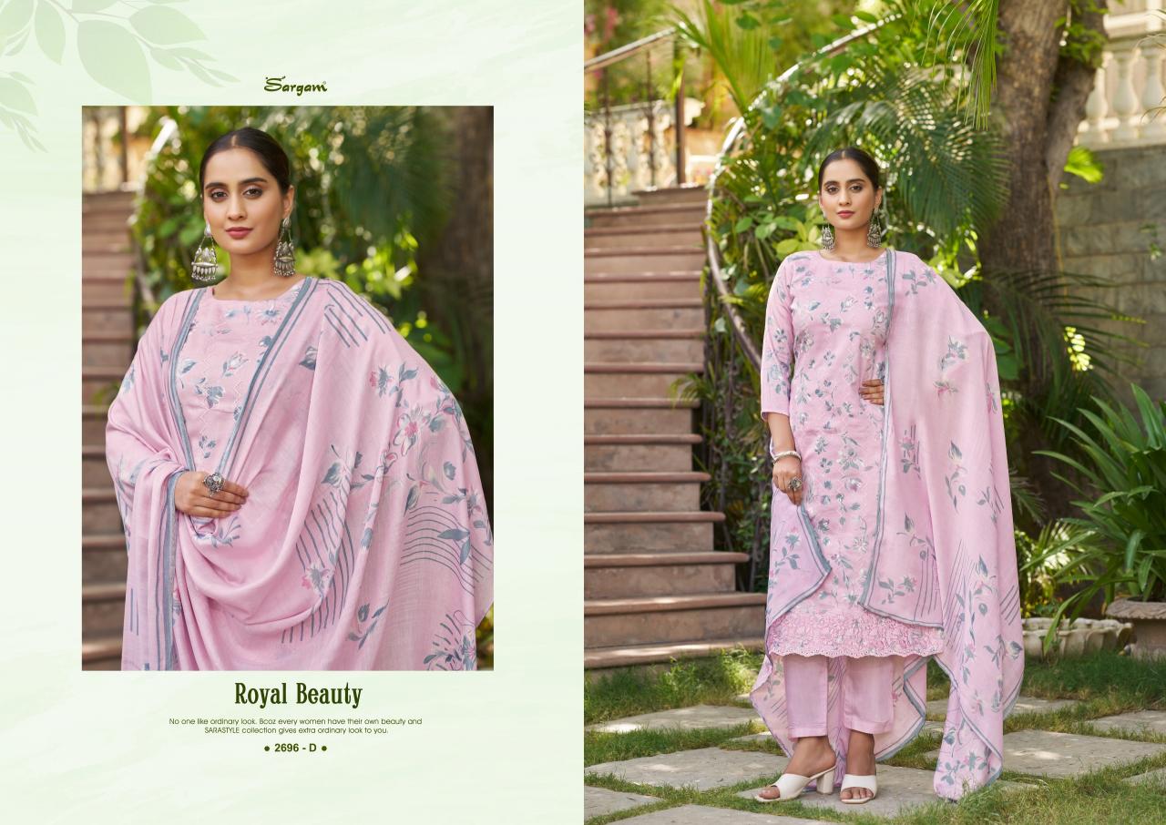 Sargam Sherlin catalog dress materials in surat with price
