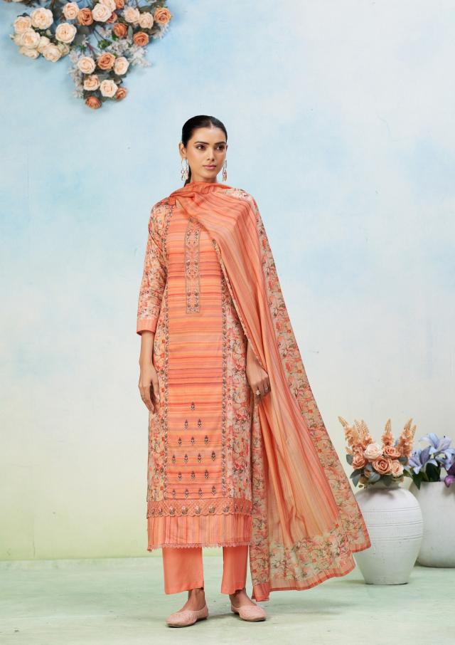 Sargam Tisha catalog best wholesaler of dress materials in surat