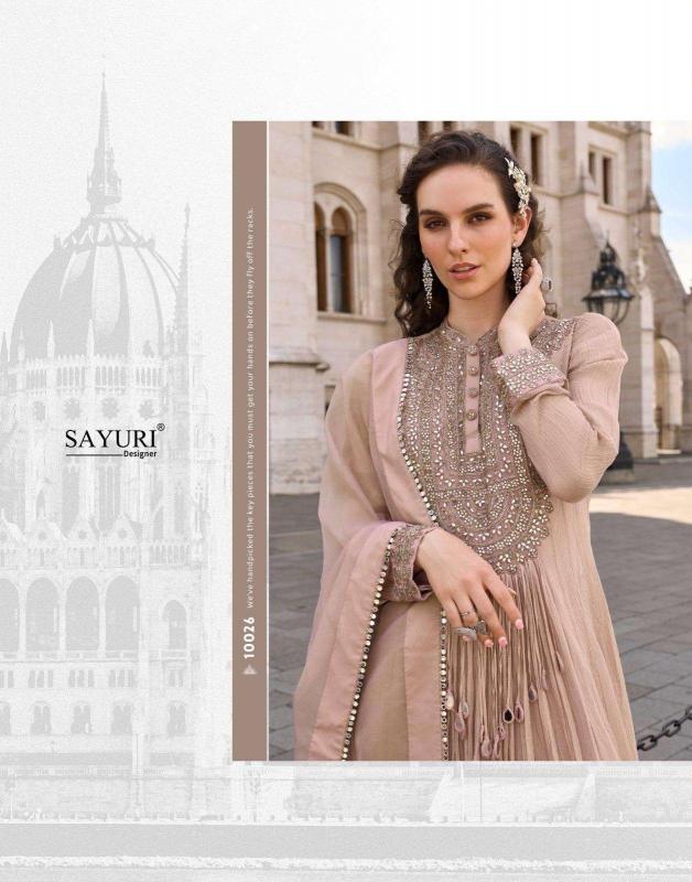 Sayuri Jhalak catalog Embroidered Designer Gown kurtis