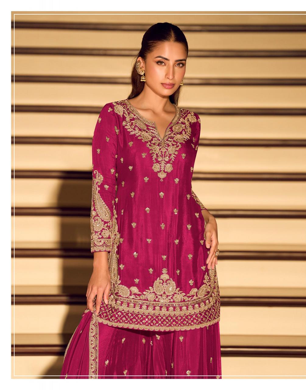 Sayuri Kanchan Gold catalog wholesale suppliers of salwar kameez in kolkata
