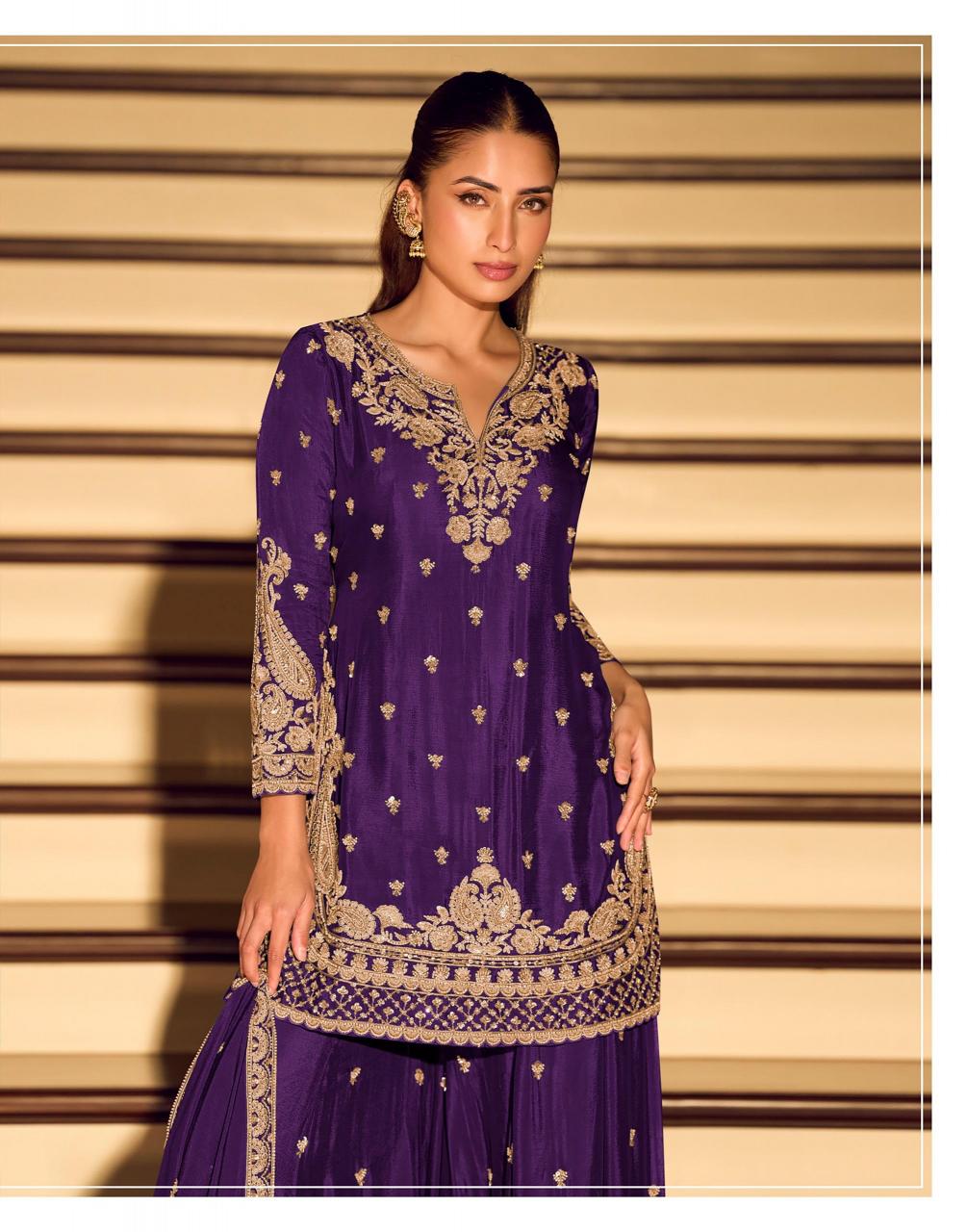 Sayuri Kanchan Gold catalog wholesale suppliers of salwar kameez in kolkata