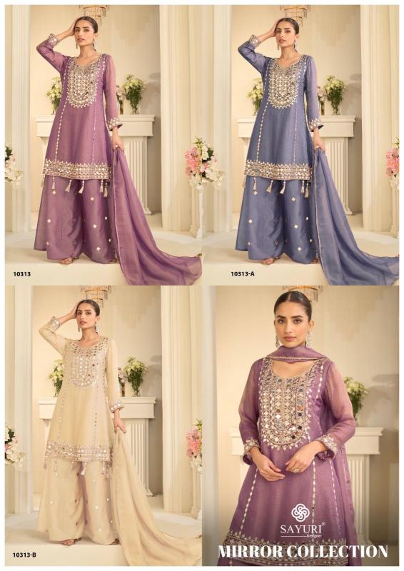 Sayuri Mirror 10313 Catalog designer salwar kameez at wholesale price
