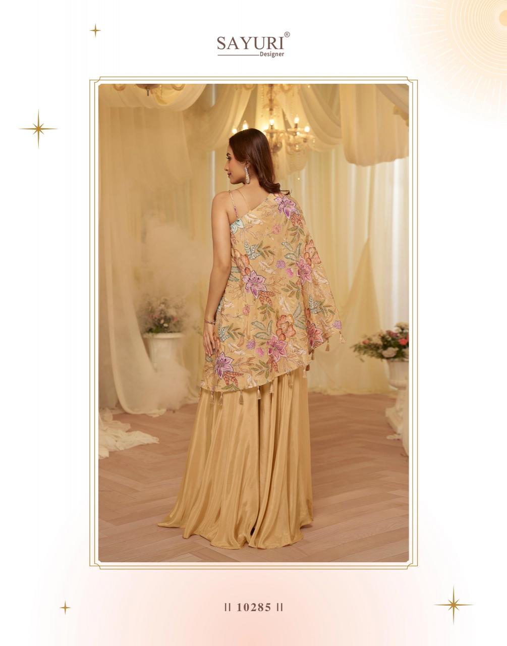 Sayuri Tamanna Catalog Embroidered Designer indo western dress