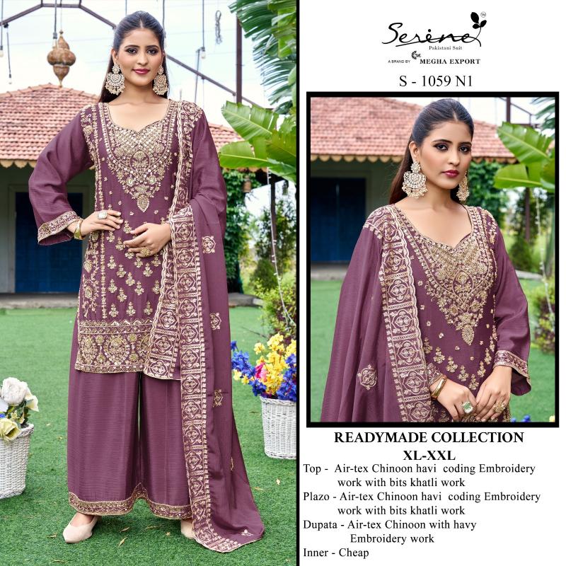 Serine S 1059 catalog pakistani readymade suits wholesale uk