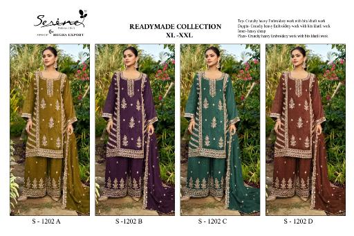 Serine S 1202 catalog pakistani suits at wholesale price in delhi