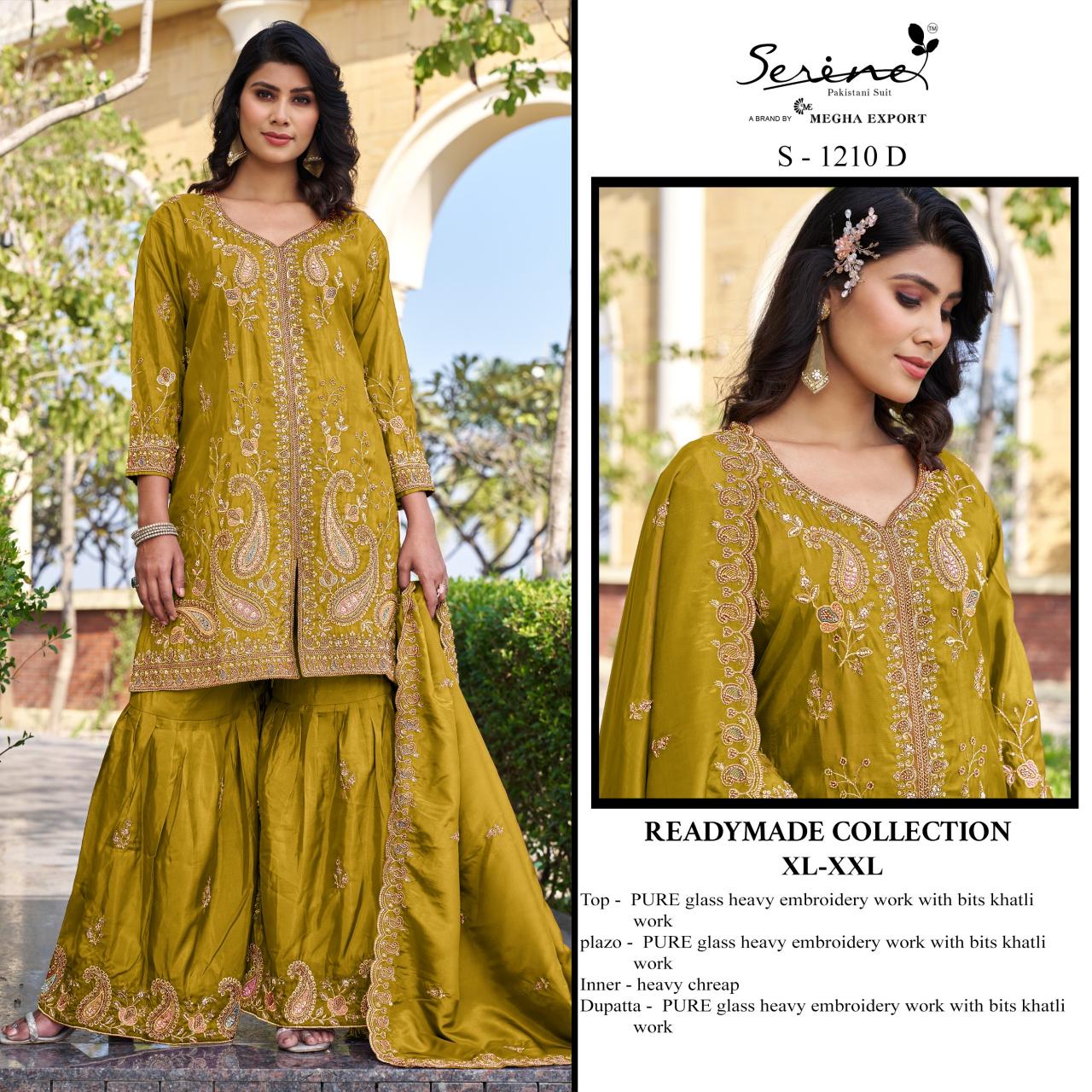 Serine S 1210 catalog pakistani designer suits wholesale