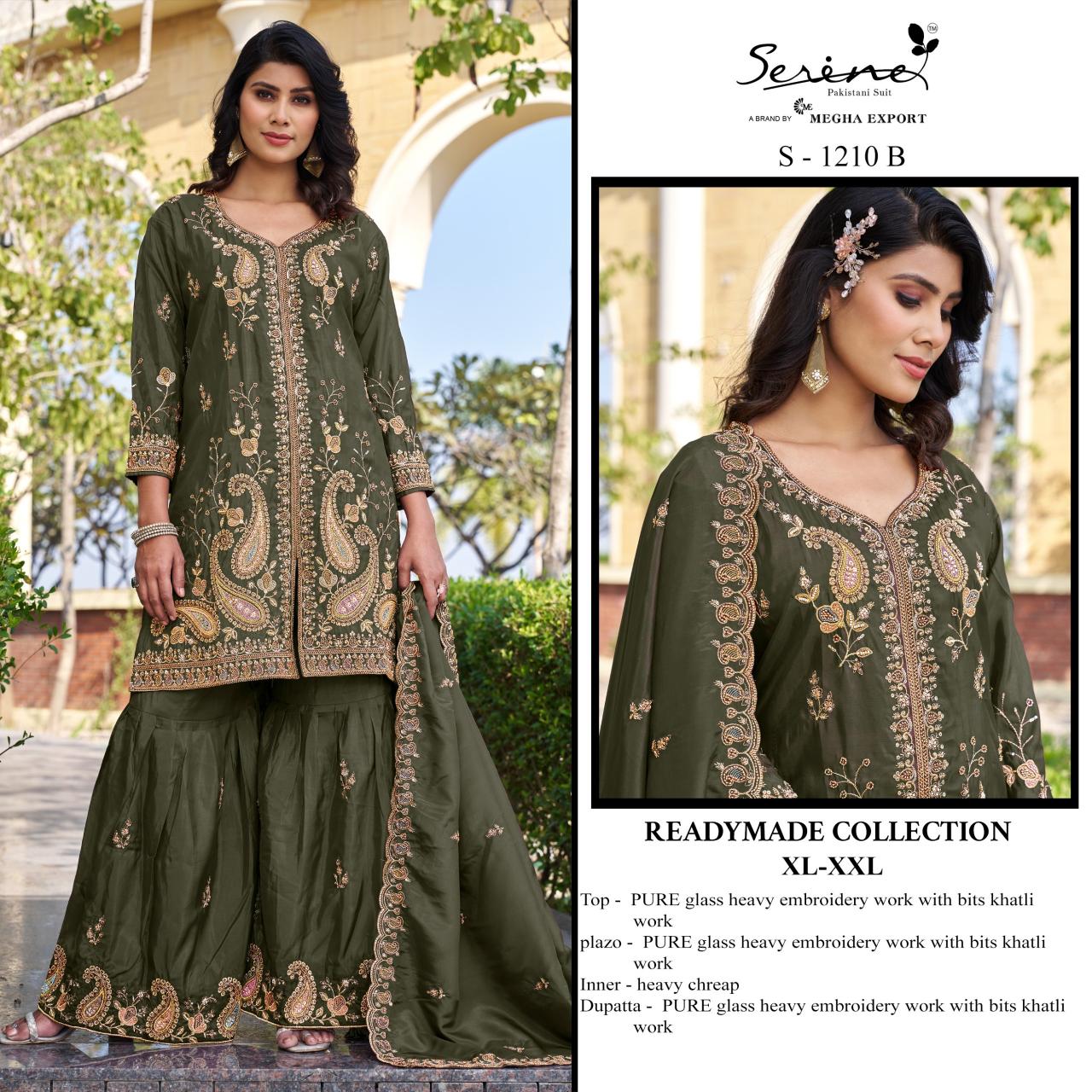 Serine S 1210 catalog pakistani designer suits wholesale