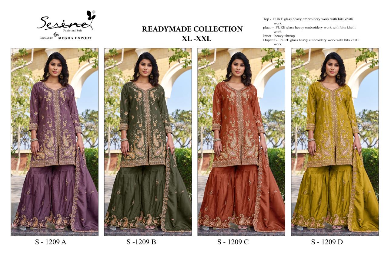 Serine S 1210 catalog pakistani designer suits wholesale