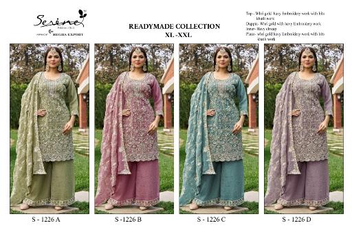 Serine S 1226 catalog pakistani suits at wholesale price