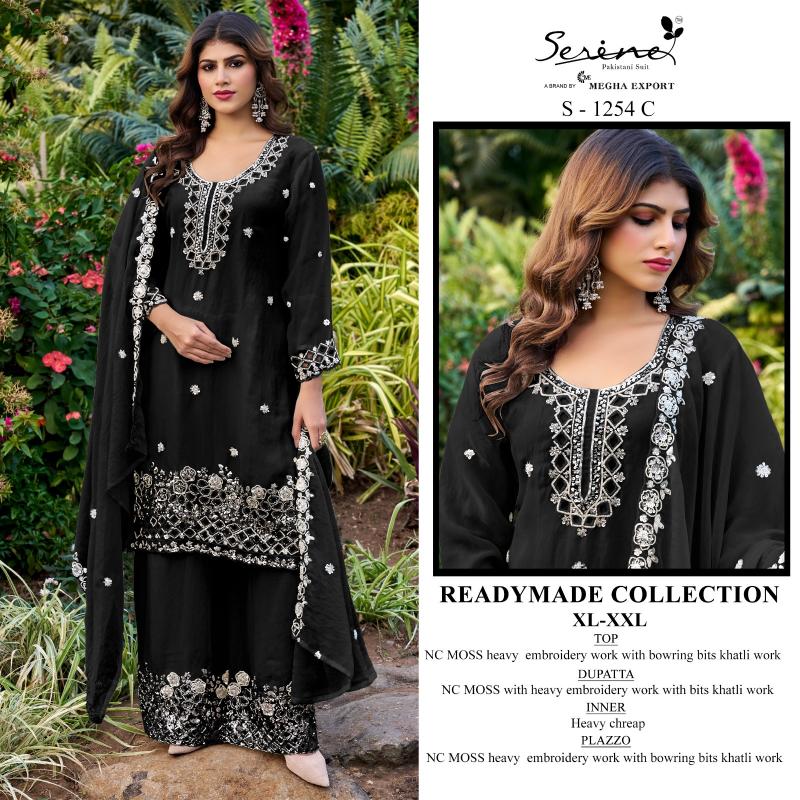 Serine S 1254 catalog wholesaler of pakistani suits in delhi